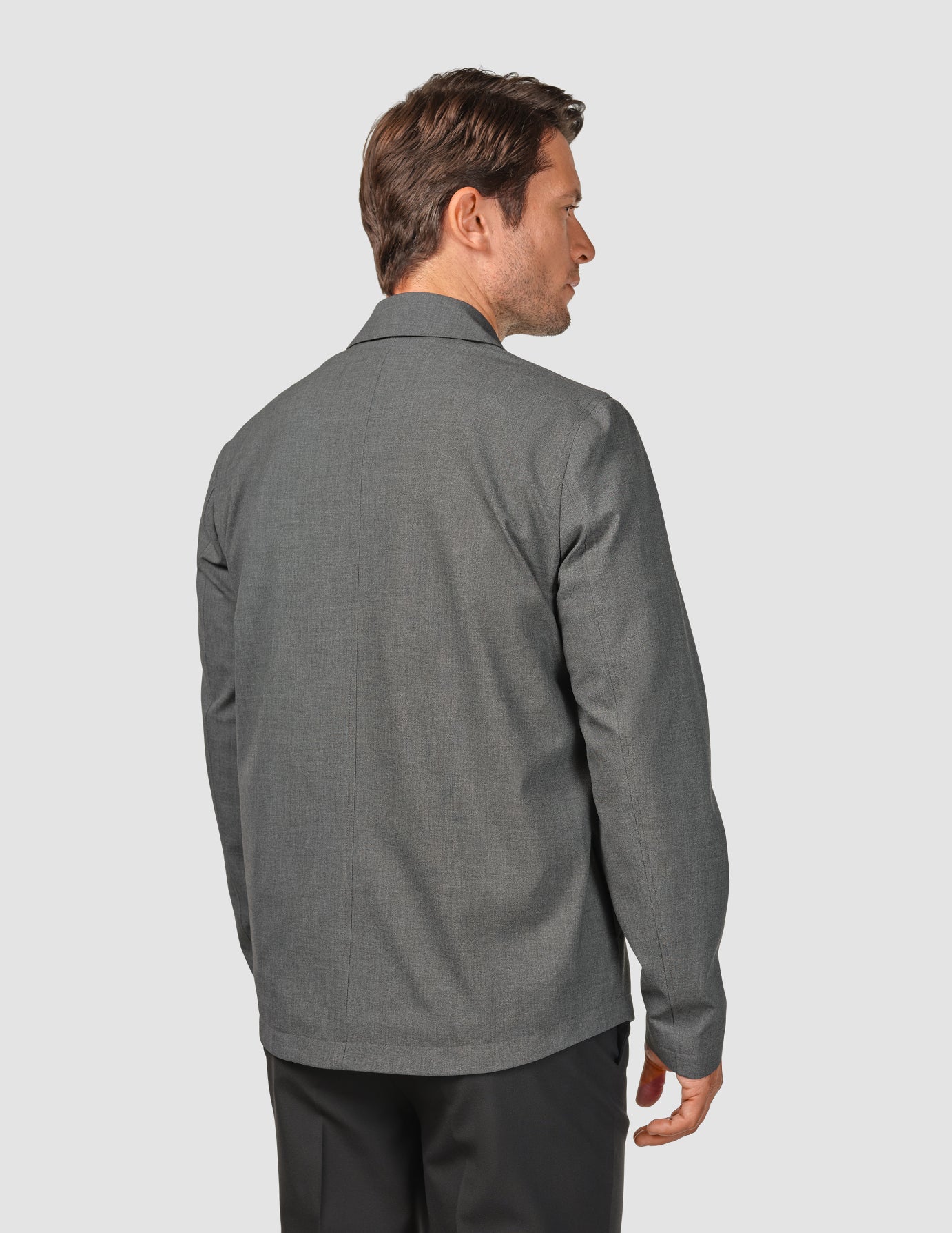 Essential Jacket Dark Grey Melange